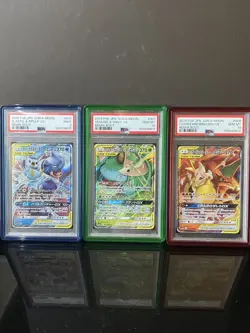 PSA 10 & 9 Sequential Cert Venusaur Charizard Blastoise Remix Bout Pokemon SM11A - Image 5