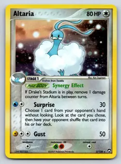 Altaria 2/108 Holo Rare Power Keepers Pokemon Moderately Played - Image 1