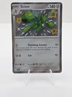 Scizor Paldean Fates Baby Shiny Near Mint Pokemon TCG - Image 1