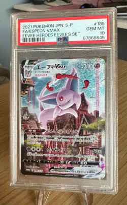 Espeon VMAX 189/S-P Pokemon Japanese Promo PSA 10 - Image 3
