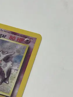 WOTC Pokemon TCG Gym Challenge Sabrina's Gengar 14/132 Holo Rare SWIRL LP-MP - Image 4