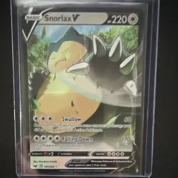The Pokemon Company Snorlax V 141/202 Sword & Shield Ultra Rare Holo ENG 220HP - Image 1