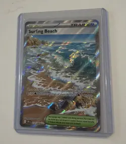 Pokemon TCG Surfing Beach Illustration Rare 114/086 Chaos Rising - Image 1