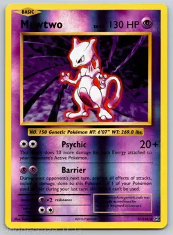 Mewtwo 51/108 Rare Evolutions Pokemon Reverse Holo NM - Image 1