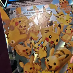 Pokemon Celebrations: Pikachu V Union SWSH139 140 141 142 Jumbo Texture Error - Image 3