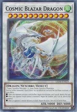 Cosmic Blazar Dragon - LED6-EN029 - NM/VLP - Common - Unlimited - Yugioh - Image 1