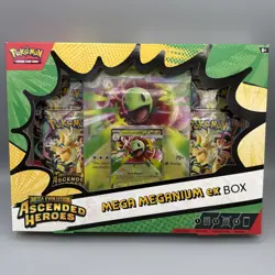 Pokemon Mega Evolution Ascended Heroes Mega Meganium Ex Box Factory Sealed - Image 1
