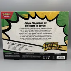 Pokemon Mega Evolution Ascended Heroes Mega Meganium Ex Box Factory Sealed - Image 2