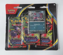Pokemon Mega Evolution Phantasmal Flames 3-Pack Blister - Weavile Factory Sealed - Image 1