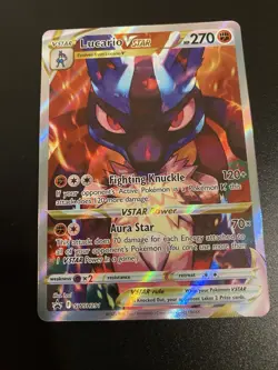 Pokemon TCG Lucario VSTAR #SWSH291 Black Star Promo, Crown Zenith - Image 1