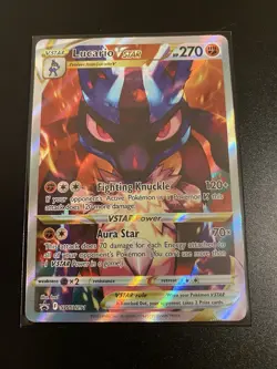 Pokemon TCG Lucario VSTAR #SWSH291 Black Star Promo, Crown Zenith - Image 3