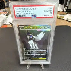 The Pokemon Company Pokemon TCG Mega Absol ex 089/063 M1L SAR Holo JP PSA 10 - Image 1