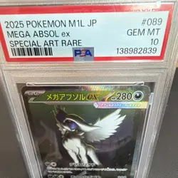 The Pokemon Company Pokemon TCG Mega Absol ex 089/063 M1L SAR Holo JP PSA 10 - Image 2