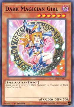 Dark Magician Girl - LED6-EN000 - NM - Common - 1st ed - Yugioh - Image 1