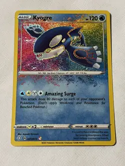 Pokemon Kyogre 021/072 Shining Fates Pokemon TCG Near Mint - Image 1