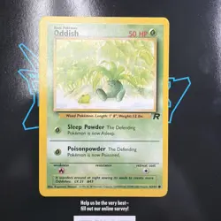 Oddish 63/82 | Team Rocket | Common | Vintage Pokemon D22 - Image 1