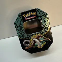 Pokemon TCG EMPTY Tin Paldean Fates Great Tusk ex Tin - Image 1