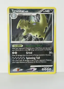 Tyranitar 30/100 Stormfront Rare Non Holo Pokemon 2008 LP - Image 1