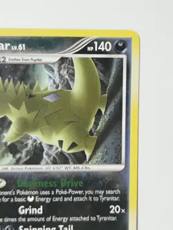 Tyranitar 30/100 Stormfront Rare Non Holo Pokemon 2008 LP - Image 4