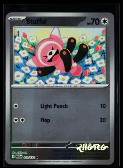 Stufful 111/132 Mega Evolution Pokemon Reverse Holo NM - Image 1