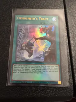 YUGIOH x1 BLGG-EN125 FIENDSMITH’S TRACT - ULTRA RARE 1st EDITION - Image 1