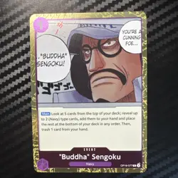 “Buddha" Sengoku OP16-077 R The Time of Battle Foil English One Piece - Image 1