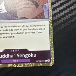 “Buddha" Sengoku OP16-077 R The Time of Battle Foil English One Piece - Image 5