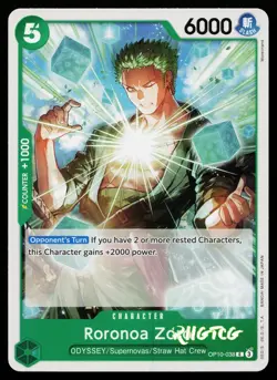 Roronoa Zoro (038) OP10-038 Royal Blood One Piece NM - Image 1