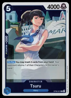 Tsuru OP06-051 Rare Wings of the Captain One Piece Near Mint - Image 1