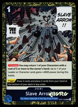 Slave Arrow (Pirate Foil) OP07-056 Prb-02 One Piece NM - Image 1