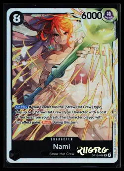 Nami OP15-086 SR Adventure on Kami's Island One Piece Foil NM - Image 1