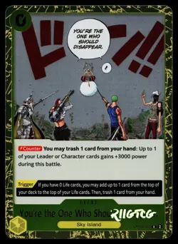 You're the One Who Should Disappear OP06-115 Prb-02 One Piece NM - Image 1