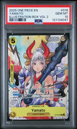 Yamato One Piece Promos 016 NM PSA 10 - Image 1