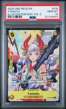 Yamato One Piece Promos 016 NM PSA 10 - Image 1