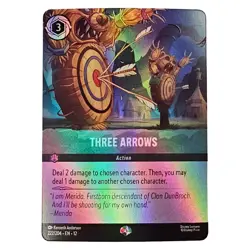 Brave Three Arrows Disney Lorcana Trading Card 222/204 Epic Foil NM - Image 1