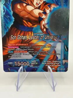 Dragon Ball Super Card Game - Son Gohan, Leader of Universe 7 TB1-025 UC Foil - Image 3