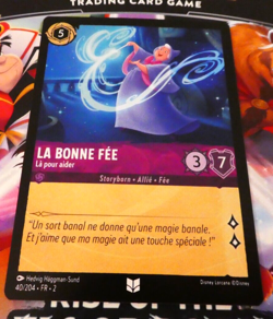 LORCANA TRADING CARD GAME TCG DISNEY CHAPITRE 2 CARTE BONNE FEE 40/204 FR NM - Image 1