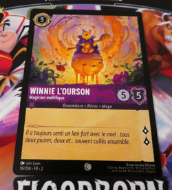 LORCANA TRADING CARD GAME TCG DISNEY CHAPITRE 2 CARTE WINNIE 59/204 FR NM - Image 1