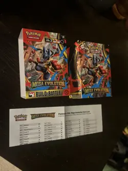 Mega Evolution EMPTY Build And Battle Box Includes: Card List - Image 4