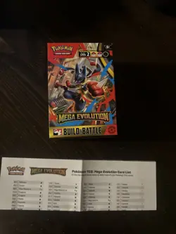 Mega Evolution EMPTY Build And Battle Box Includes: Card List - Image 5