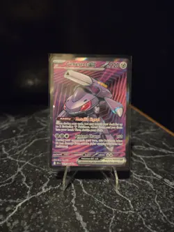 Pokemon TCG Genesect EX Black Bolt Holo Double Rare Card 161/086 - Image 1