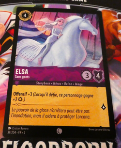 LORCANA TRADING CARD GAME TCG DISNEY CHAPITRE 2 CARTE ELSA 39/204 FR NM - Image 1