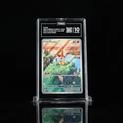 ðŸ’ŽTAG 10ðŸ’Ž Victini #208 Black Star Promo Card Holo - Psa 10 - SVP - English - Image 1
