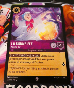 LORCANA TRADING CARD GAME TCG DISNEY CHAPITRE 2 CARTE BONNE FEE 42/204 FR NM - Image 1