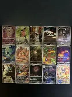 Pokemon TCG Card- Art Rare 15-card set - We've collected popular cards! - Image 1