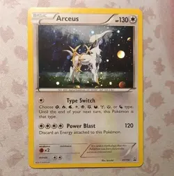 Pokemon TCG Arceus XY197 XY Holo Promo English Cosmo Holo Very Nice Card🔥🔥🔥 - Image 1