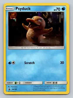 Pokemon Psyduck SM199 Promo Holo Basic 70 HP Scratch 30 Pokemon TCG Card - Image 1