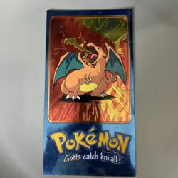 2000 TOPPS CHARIZARD 5 OF 5 SERIES 2 TV ANIMATION TIN TOPPER POKEMON CARD - Image 1