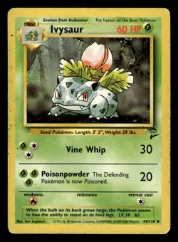 Ivysaur 44/130 Uncommon Base Set 2 Pokemon Card - 2 - Image 1