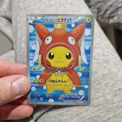 Pokemon Magikarp Pikachu Holo Promo Japanese Style Full Art Card - Image 5